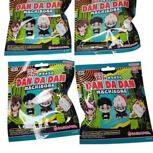 NEW Unopened LOT OF 4 DAN DA DAN MACHIBOKE Blind Mystery Packs Figures